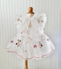 Load image into Gallery viewer, Strawberry Dress in White