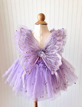 Load image into Gallery viewer, Purple Dress and Wings, Lavender Butterfly Dress