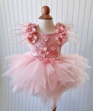 Load image into Gallery viewer, Victoria Romper Dress in Blush Pink