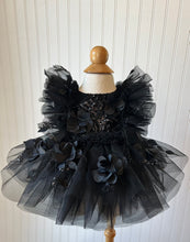 Load image into Gallery viewer, Dinah Beaded Dress in Black