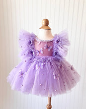 Load image into Gallery viewer, Lavender Butterfly Dress