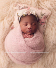 Load image into Gallery viewer, Floral Tieback in Pink and Ivory
