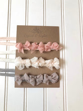 Load image into Gallery viewer, Ivory, Blush and Taupe Tiebacks