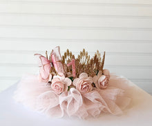Load image into Gallery viewer, Light Blush Butterfly Crown