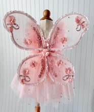 Load image into Gallery viewer, Butterfly Dress in Blush and Removable Wings