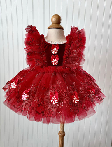 Red Peppermint Dress