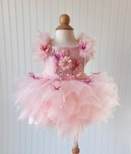 Jillian Butterfly Romper Dress
