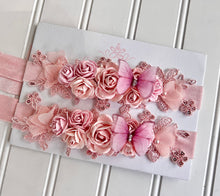 Load image into Gallery viewer, Blush and Light Pink Butterfly Headpiece
