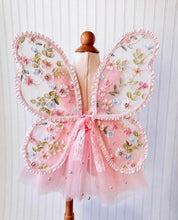 Load image into Gallery viewer, Blush Pink Willow Fairy Dress Up Wings, Butterfly Wings