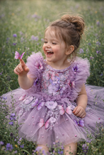 Load image into Gallery viewer, Alexandra Purple Dress and Wings, Lavender Butterfly Dress