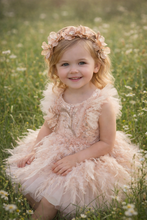 Load image into Gallery viewer, Floral Headpiece in Blush