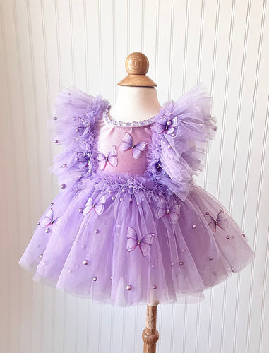 Lavender Butterfly Dress
