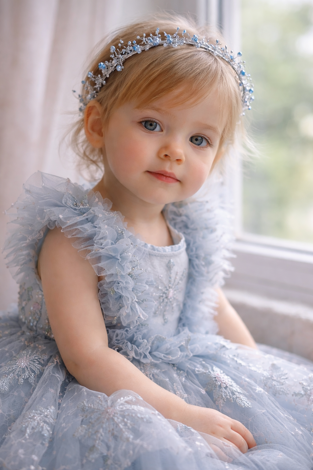 Light Blue Winter Wonderland Dress Crystal and Taylor Light Blue Winter Wonderland Dress Crystal and Taylor