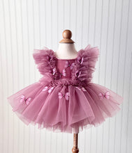 Load image into Gallery viewer, Butterfly Dress and Wings in Rose, Davina Butterfly and Wings Dress