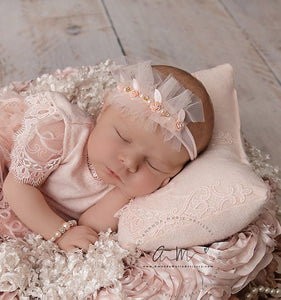 Blush Floral Tieback