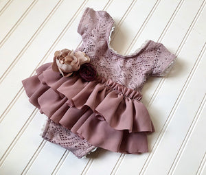 Nora Romper and Pillow