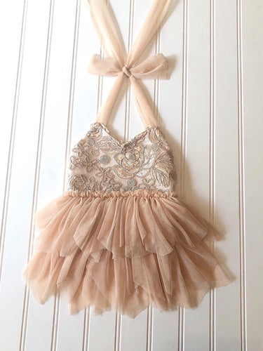 Sophia Dress in Champagne