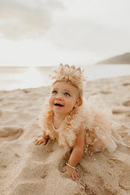 Load image into Gallery viewer, Kelsey Sparkle Romper and Gold Crown