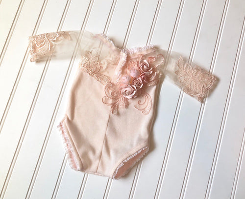 Jordan Romper in Light Blush