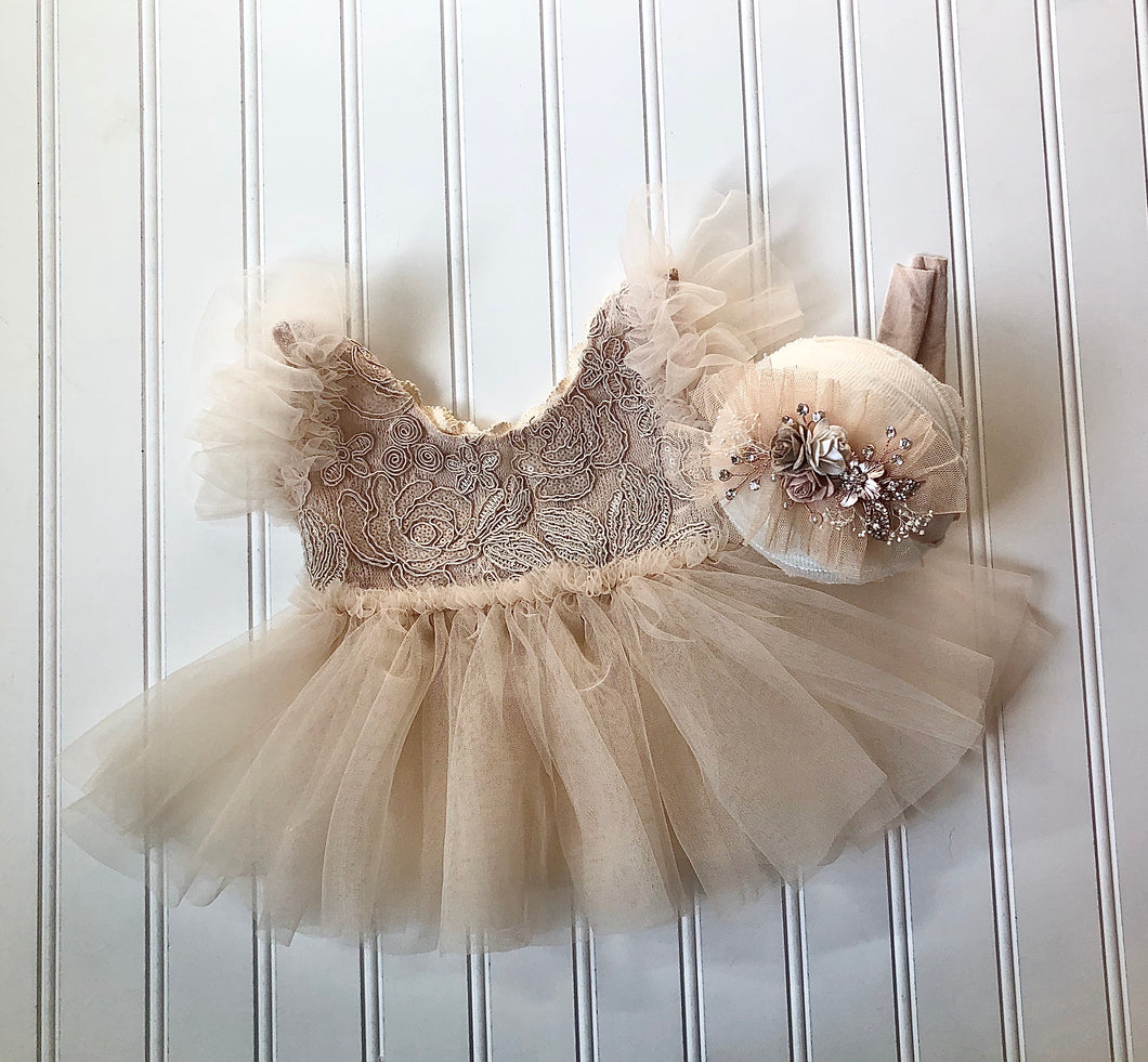 Charlotte Romper and Tieback