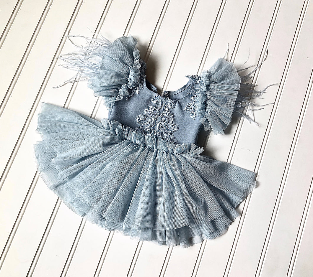 Cynthia Romper in Light Blue