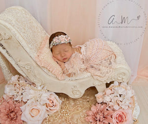 Blaire Romper in Blush Pink