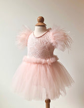 Load image into Gallery viewer, Quinn Tulle Romper in Light Blush