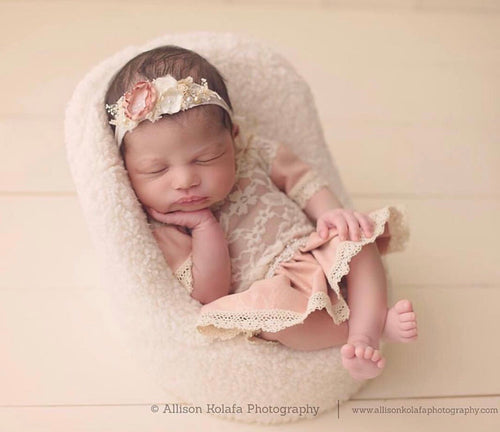 Tessa Romper in Rose and Ivory