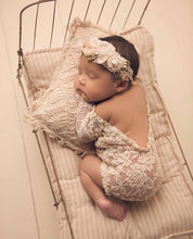 Load image into Gallery viewer, Kennedy Lace Romper in Ivory