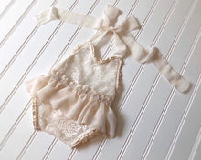 Load image into Gallery viewer, Mollie Romper in Ivory