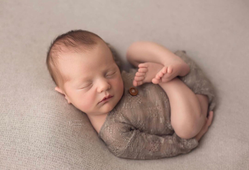 Charlie Romper in Taupe