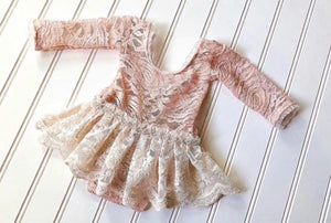 Blush Hope Romper and Headband